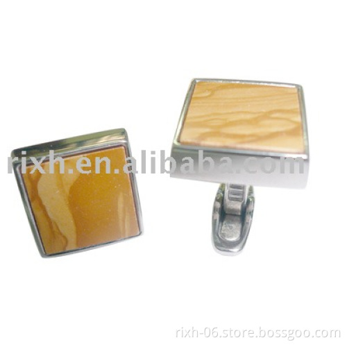 nickel free titanium metal cufflink,men fashion rhinestone cufflinks